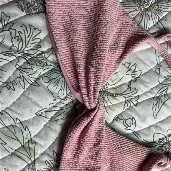 Pink Textured Bikini Set - Picture 7 of 10